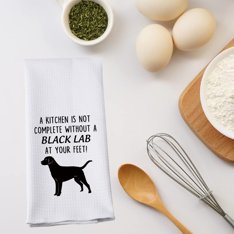 Black Lab Kitchen Towel A Kitchen is Not Complete Without