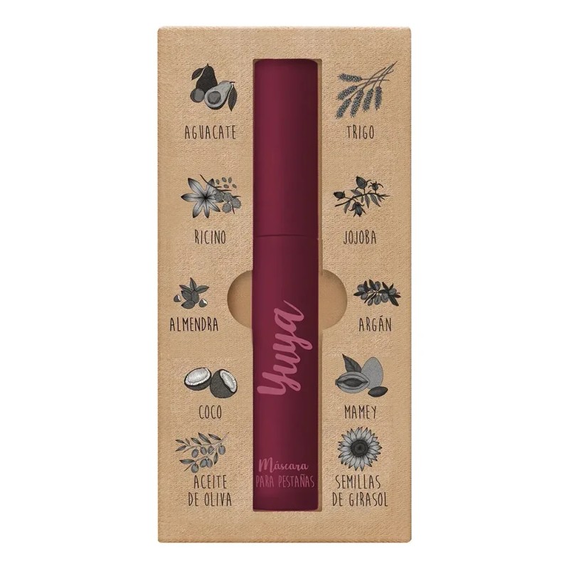 Rimel Yuya Borgoña 10 Aceites Naturales Voluminizador Hipoalergénico