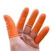 Disposable Finger Cots, 100 Pieces Waterproof Latex Finger Cots Protector