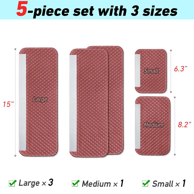 Refrigerator Door Handle Covers, Set of 5, Performance Appliance Handle