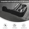Linskip Rear Seat Cup Holder + Chargering Slot Organizer Compatible