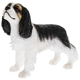 The Leonardo Collection LP44231 Cavalier King Charles Spaniel Dog Ornament, Tricolour, 14x5x10cm