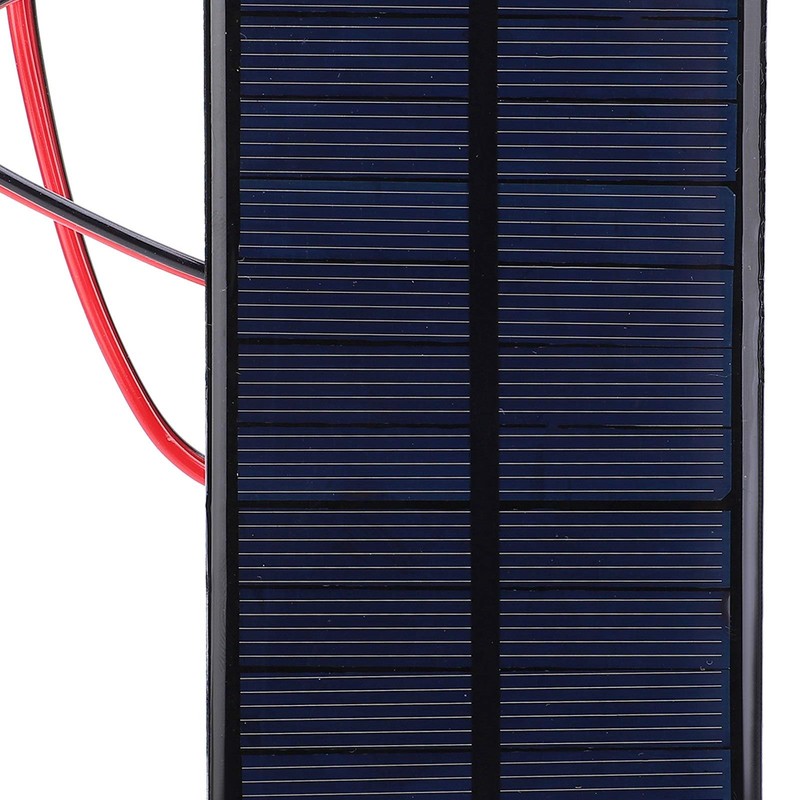 Moncer 1W 6V Mini Solar Panel, 3PCS Polysilicon Cell Charger