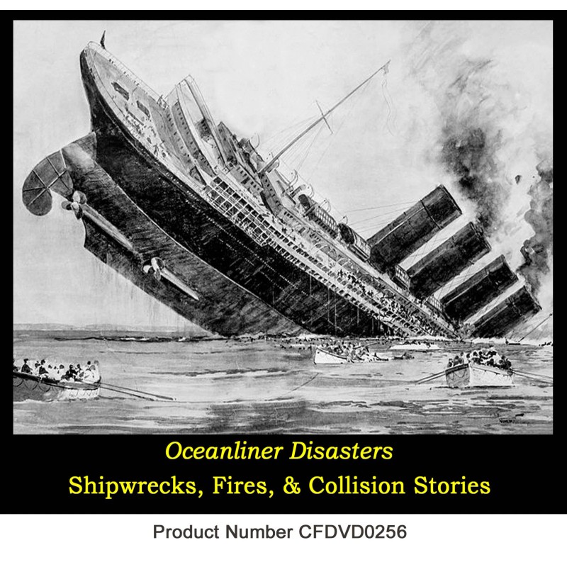 Historical Ocean Liner Shipwrecks - Andrea Doria - Lusitania- Titanic