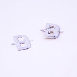 Aluminium Silver Letters Smithers Oasis Pack of 10 (Letter B)