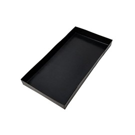Essentialware 11" x 5.5" Black Rectangular PTFE Oven Basket for High-Speed Ovens and Pellet Smokers