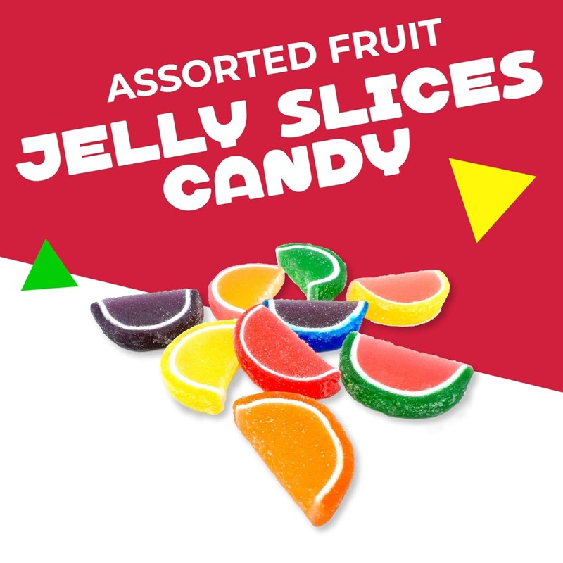 Fruit Slices Jelly Candy | 2.5 Pound Bag - Approx.