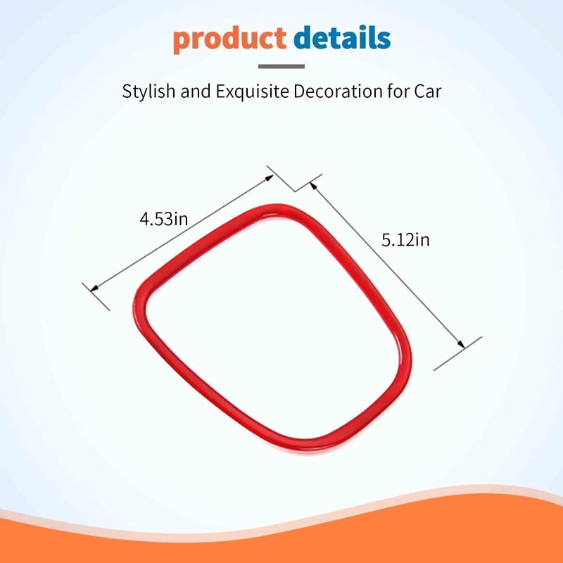 JeCar Center Console Gear Shift Panel Trim for Jeep Compass