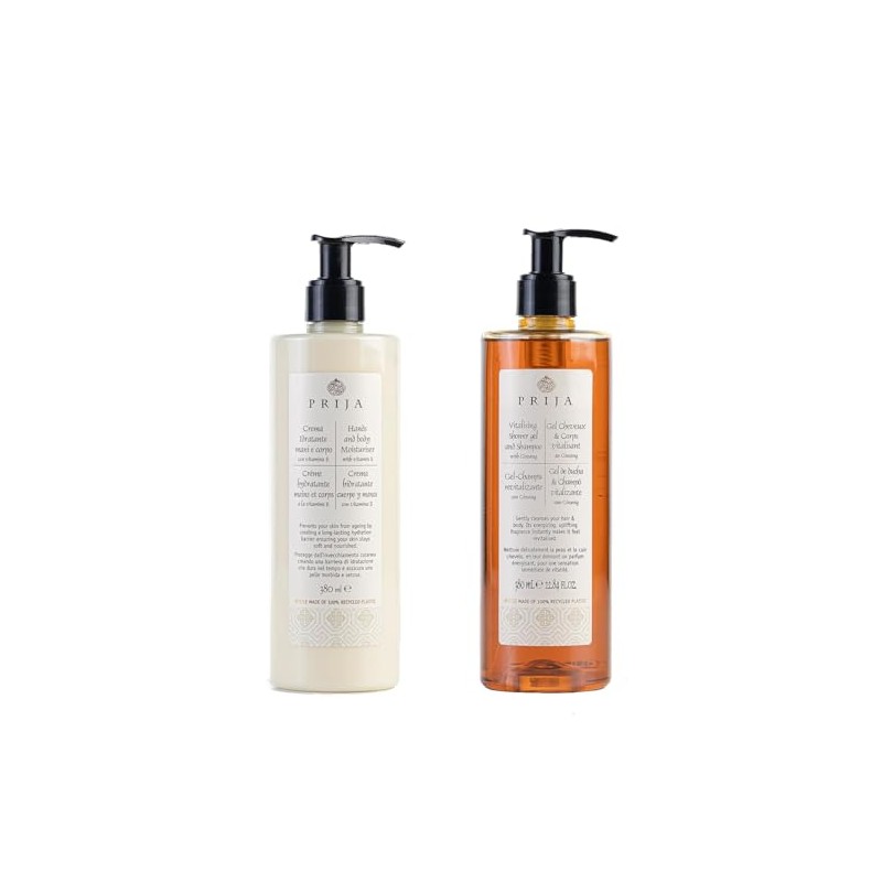 Prija Hand & Körpercreme + Hair & Body vitalisierend mit