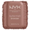 Buttermelt Bronzer, Natural Finish Pressed Powder Bronzer, NYX Professional Makeup:_Deserve