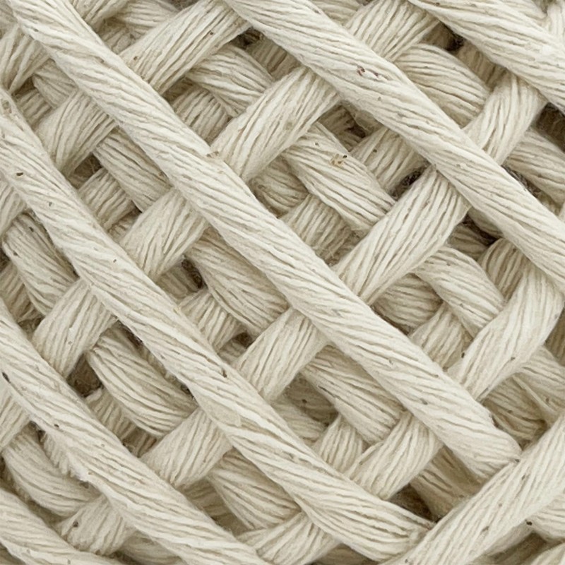 MAKRAMA Hilaza de Algodón 3mm Macramé Kit 3pz 300gr (Lavanda)