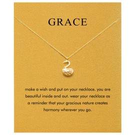 Gold Necklace for Women Virgin Mary Angel Butterfly Necklace Sister New Mom Friendship Necklace Birthday Christmas Gift, One size, Brass, Cubic Zirconia