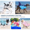 AOFITEE Small Dog Life Jacket, Shark for Swimming, High Flotation