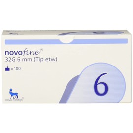 Novofine Needle 0.25 x 6 mm 32 g C100, Pack of 1