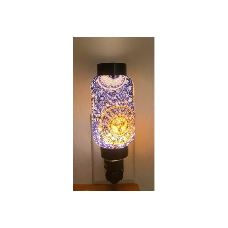 Cal mart gifts Oriental Japanese Sun/Moon with Stars fabric wall