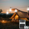 Solar Powered Indoor & Outdoor Pendant Lights with 4 LED