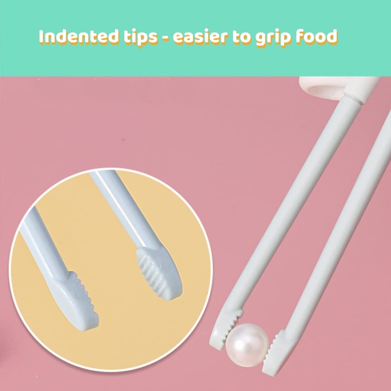 Training Chopsticks for Kids, Jawbush 3 Pairs Reusable Kids Chopsticks,