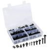 MACHSWON Black 223pcs Motorcycle Windscreen Fairing Bolts Bodywork Screws 1996-2023