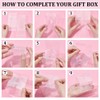 BENECREAT 20pcs Clear Party Favor Boxes 8 x 8 x