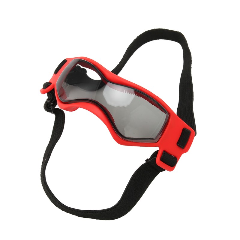 Dog Goggles Soft Silicone Frame Adjustable Dog UV Protection Sunglasses