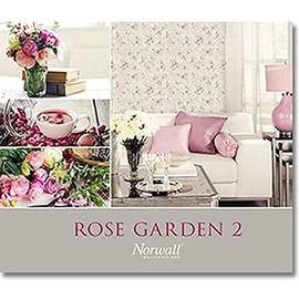 CONCORD WALLCOVERINGS ™ Rose Gardens 2, Romantic Floral Flower Light Yellow Wallpaper Roll