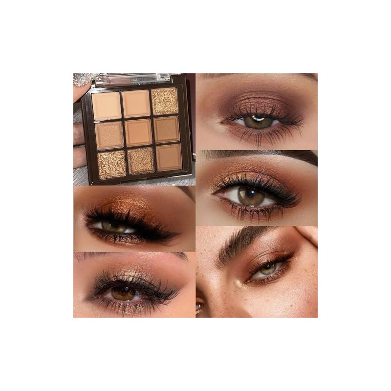 Paleta de Sombras de Ojos de 9 Colores - Kit