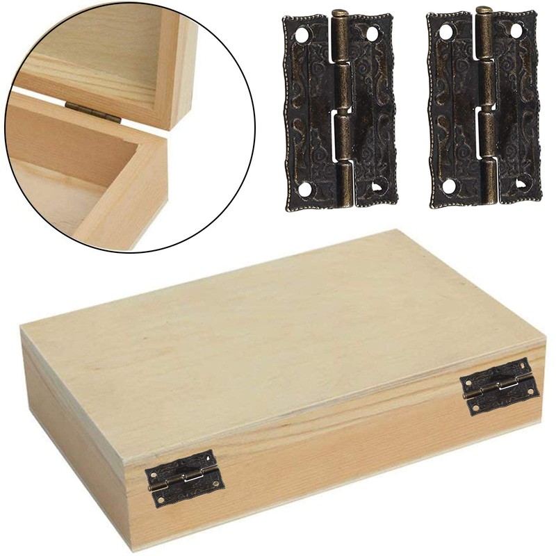 1 set decorative box hardware made of bronze, 1 piece