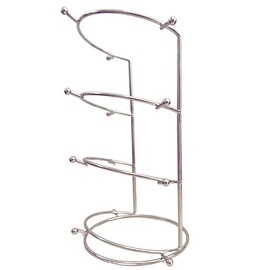 JINYEAH Crown Display 4-Tier Crown Holder Tiara Display Sliver Crown Storage Organizer Jewelry Holder for Women Girls Wedding Home Shop Store