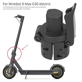 Base de Repuesto de Poste Plegable para Scooter eléctrico, Carpeta de Gancho Plegable con Tornillo de Bloqueo de Base de Varilla Plegable para Scooter eléctrico Ninebot 9 G30