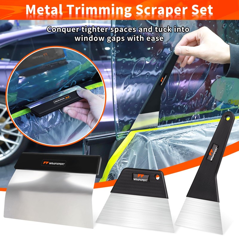 WRAPXPERT Window Tinting Tools for Windshield/Rear Glass Film Install and
