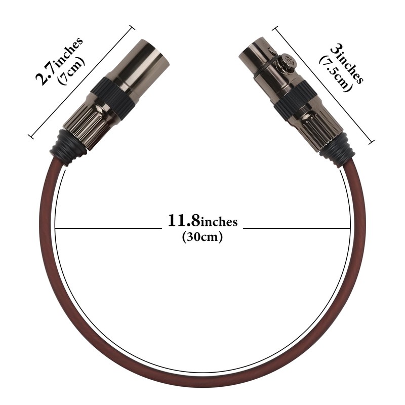 Geekria XLR Male to Female Conversion Audio/3 Pin Balanced Cable