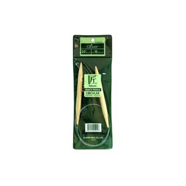 Clover Takumi Bamboo Circular 24-Inch Knitting Needles, Size 15