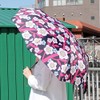 [Japanese Umbrella Lovely Great Graphics] Japanese Pattern Textile Trifold Rubbish