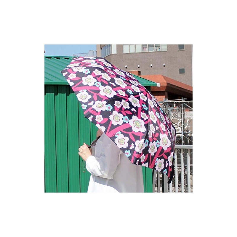 [Japanese Umbrella Lovely Great Graphics] Japanese Pattern Textile Trifold Rubbish