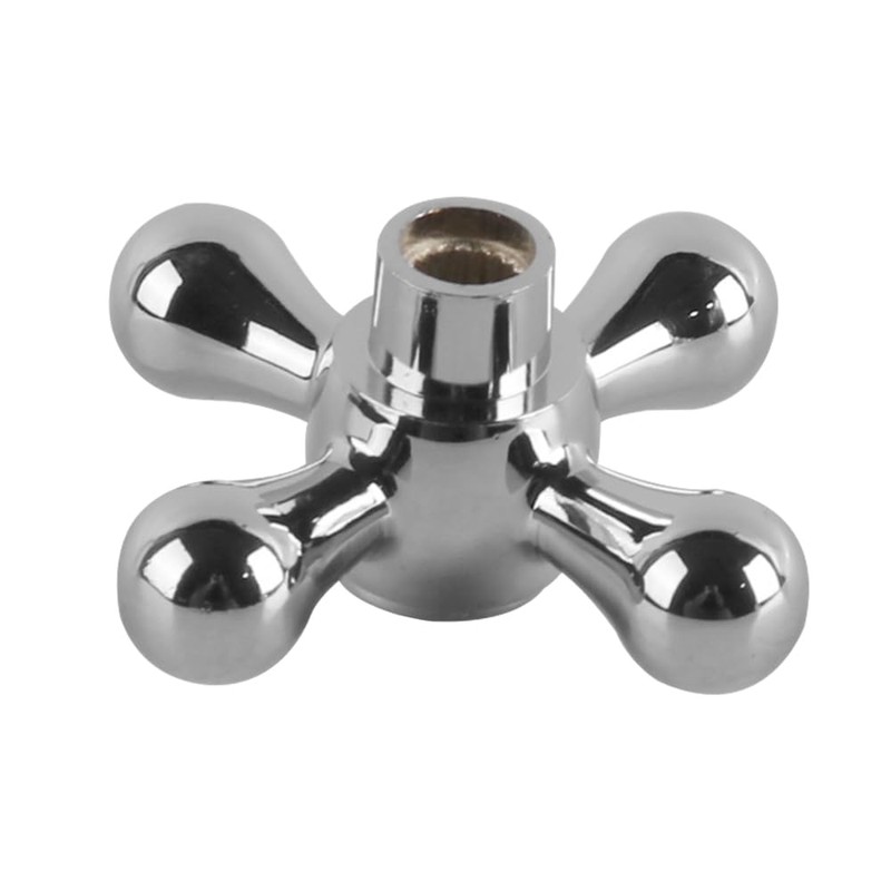 VOANZO Plum Cross Wheel Handle Faucet Switch for Bathroom Kitchen