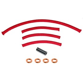 DIESEL INJECTOR FUEL SEAL KIT RETURN CAP FUEL RETURN LINE CUT TO FIT for VW TDI
