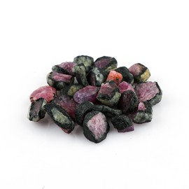 GEMKORA 50 carats Raw Ruby Zoisite Rough Slice Gemstone, Natural Crystals, Energy Healing Stones, Wholesale Bulk Lot, Jewelry Making Supply, Gift Stone, DIY Stones