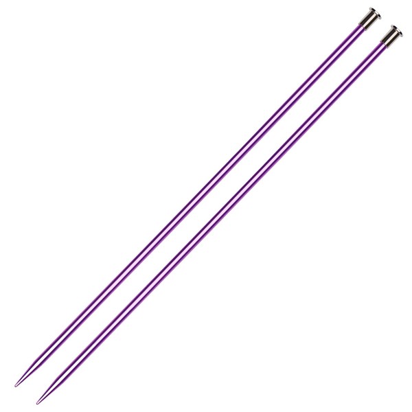 Coopay Knitting Needles 6.0mm x 25cm Short UK, Metal Knitting