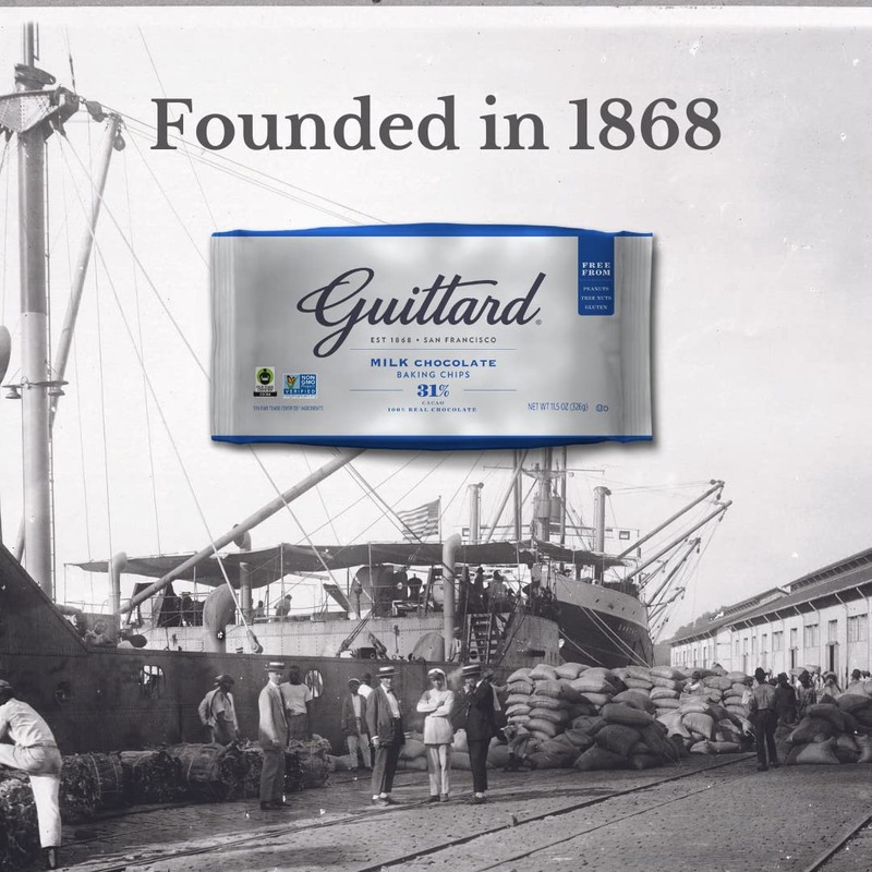 Guittard Baking Chips, Milk Chocolate, 11.5 oz