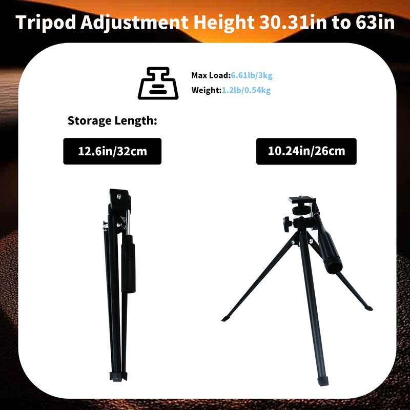 Voopon 25-75x80 HD Spotting Scope - BAK4 Prism Nitrogen-Filled with
