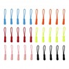 30 Pcs Colorful Zipper Pulls, 6 Colors Zip String Zipper