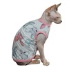 Sphynx Cat Clothes Vest Hairless Cat T-Shirts Pet Kitten Clothes