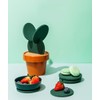 Nioslier Coasters Creative Cactus Shaped Design Set of 6 Pieces