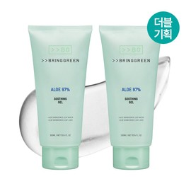 BRINGGREEN Aloe 97% Soothing Gel 300ml Double Pack - [SET] Aloe 97% Soothing Gel 300ml Double Pack