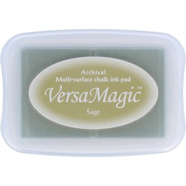 Versamagic Ink Pads - Tampone inchiostrante Tsukineko, finitura tipo gesso, colore verde salvia