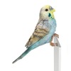 Uvia H23043-1 Border Light Blue Buddy Parrot Doll Figurine 7.1