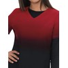 KOI Lite 370PR Women's Reform Top (Ruby/Black, XX-Small)