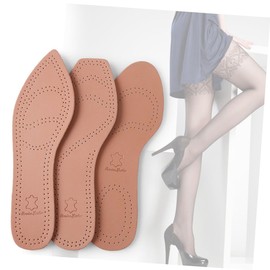 Beavorty Leather Insoles for High Heels 35-36 Women's Foot Care Flat Shoes Inserts Anti-fatigue Padding