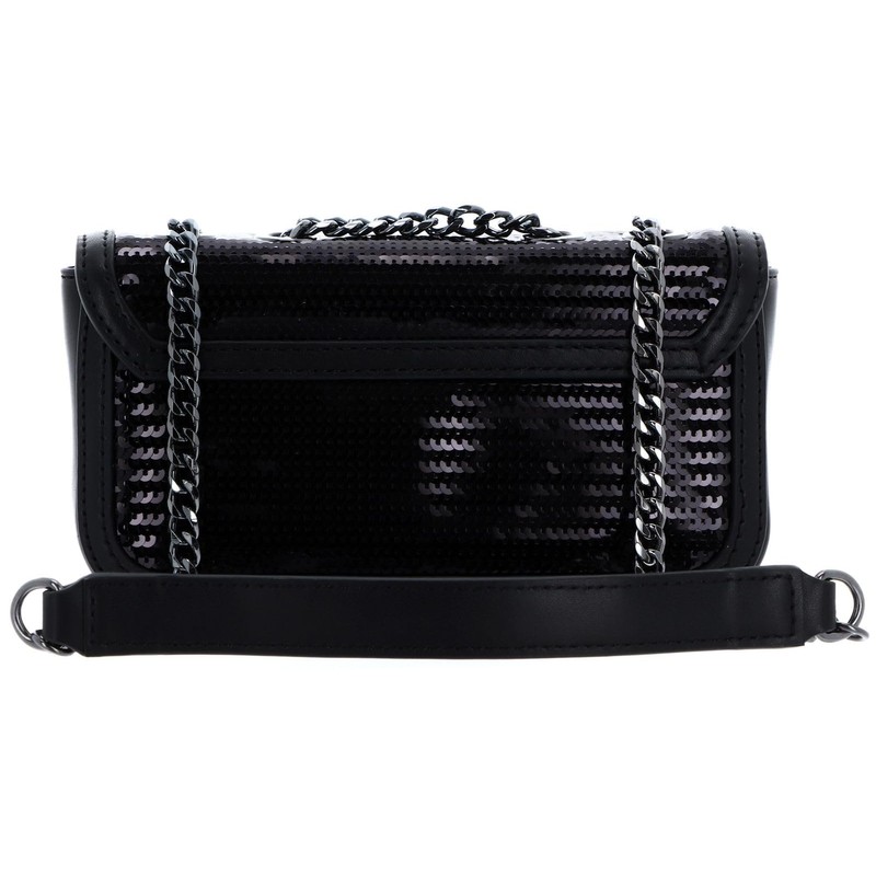 GUESS Kaska Mini Convertible Crossbody Flap Black