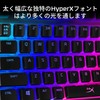 HyperX 644H8AA#ABJ ABS Pudding Key Top, Full 108 Key Set,